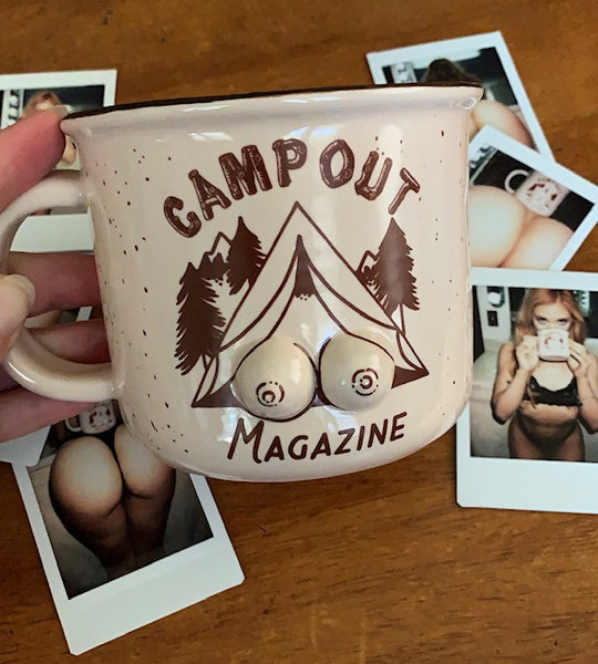 FLASH SALE 3D Boobie Campfire Campout Mug