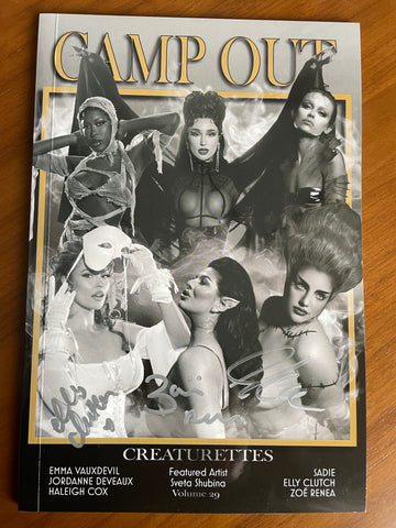 ONLY 3 LEFT SIGNED BY ZOË RENEA, ELLY CLUTCH & HALEIGH NEW Collector's Edition Issue 29 Creaturettes 18+
