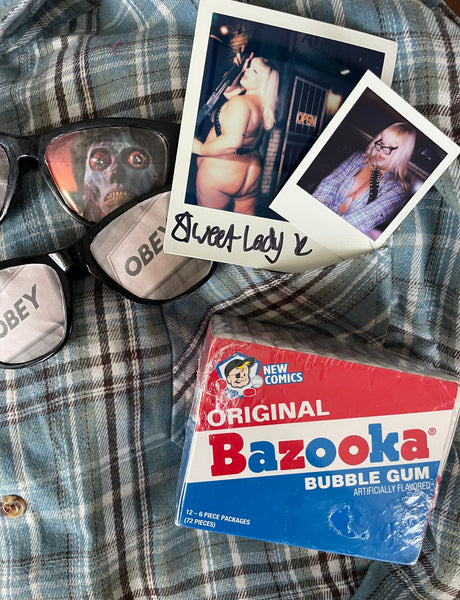 NEW THEY LIVE KINLEY WORN WARDROBE, SIGNED POLAROID BUNDLE & PROPS!