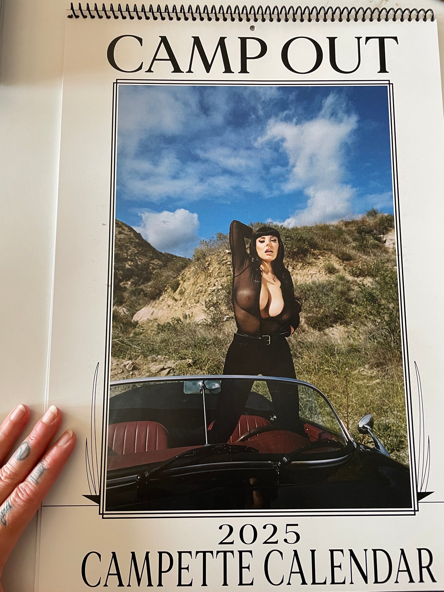ONE MARKED COPY FULL NUDE 2025 Calendar 18+