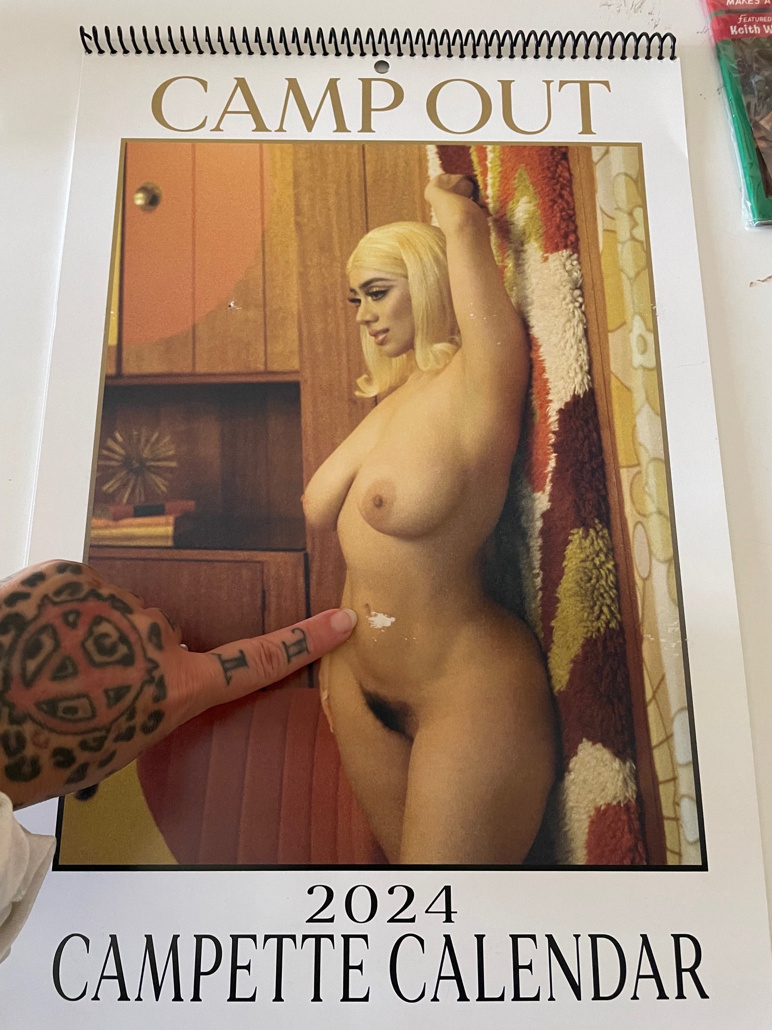 ONE MARKED COVER 2024 Garage Style Calendar 18+