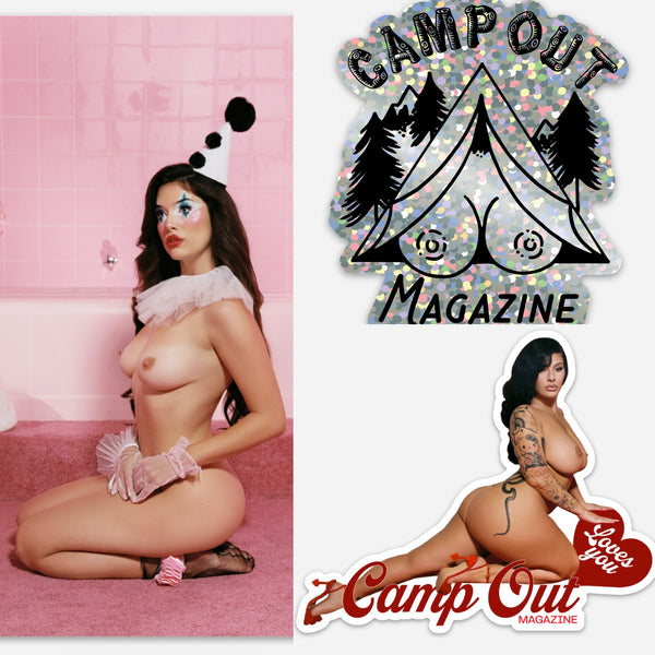 NEW CAMP OUT LOVES YOU STICKER BUNDLE