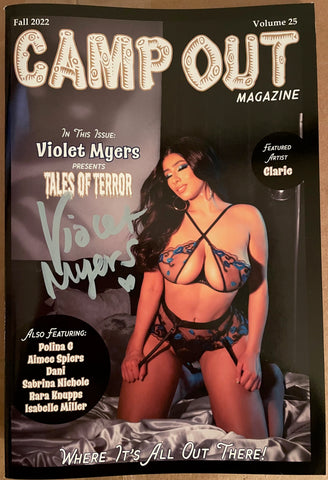 ONLY 1 LIMITED SIGNED BY VIOLEY MYERS Issue 25 Tales of Terror Nightmares