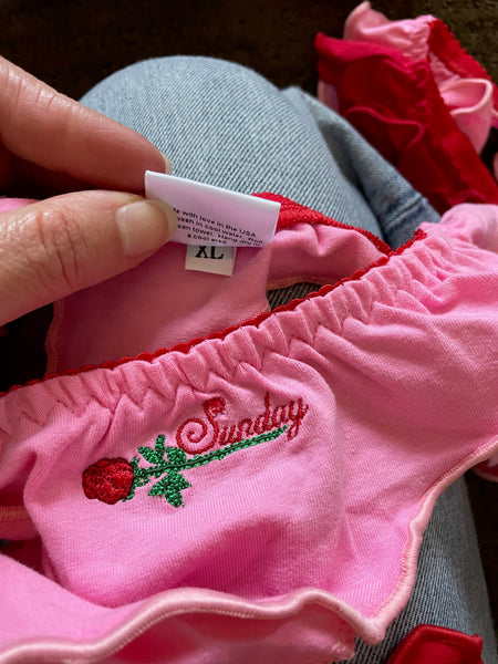 SLIGHT MISPRINT SUPER DISCOUNTED NEW Weekend Lovers Undie Set