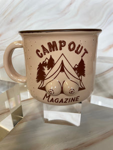 3D Boobie Campfire Campout Mug