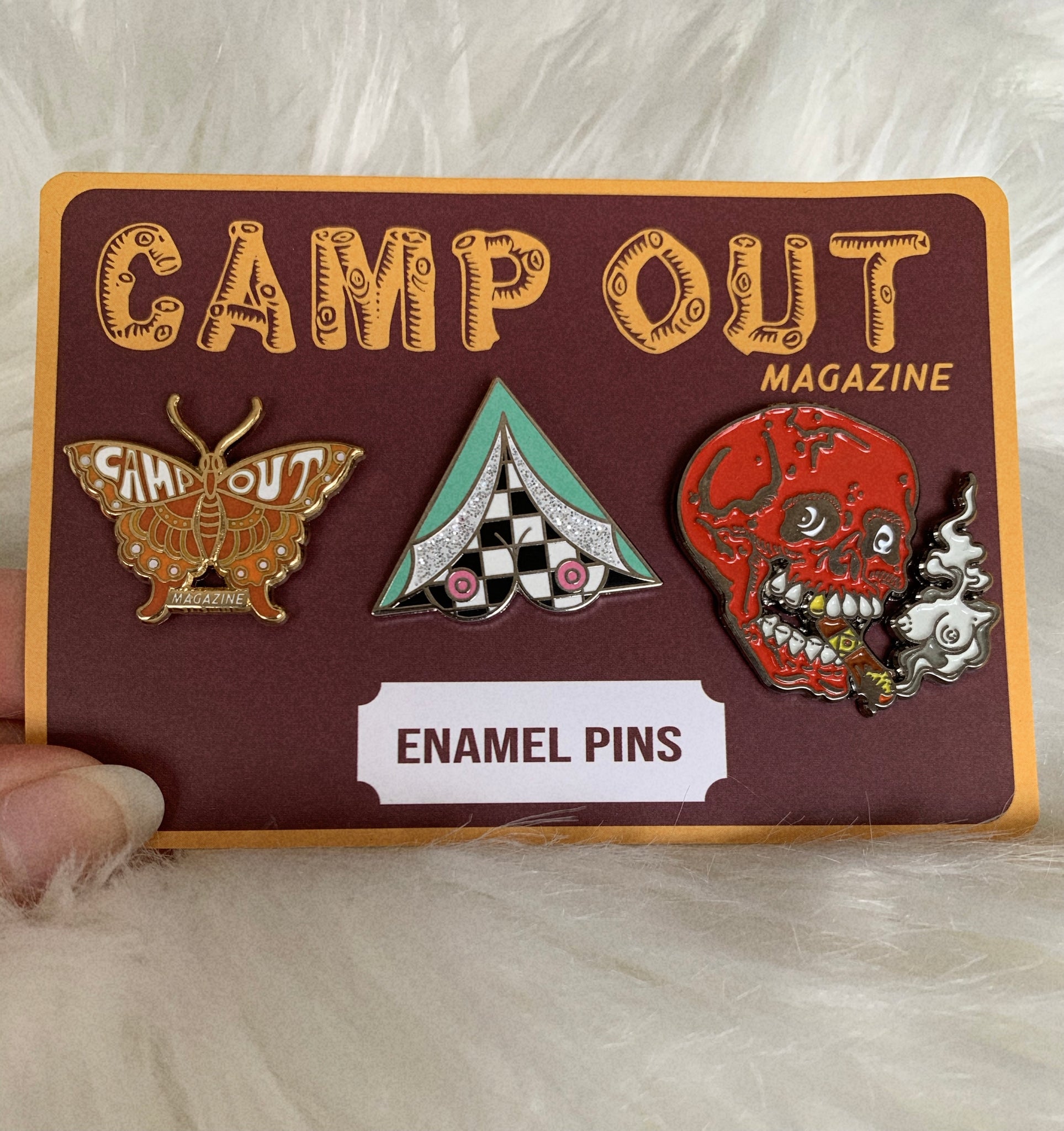 Camp Out Enamel Pin Pack